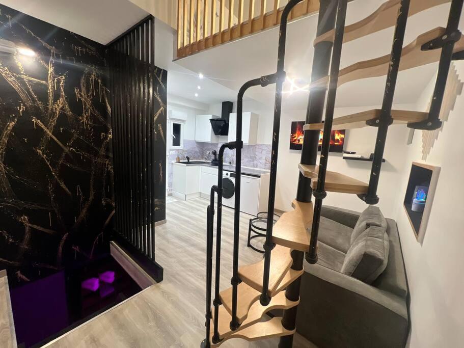 Maison Appartement Triplex Avec Jacuzzi Et Sauna Saint-Etienne  Exteriér fotografie